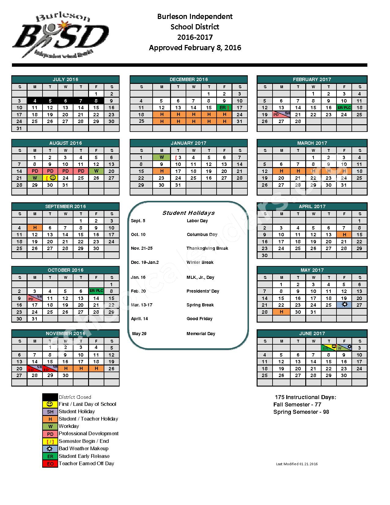 Mound Elementary School Calendars Burleson TX Mound Elementary School Calendars Burleson TX