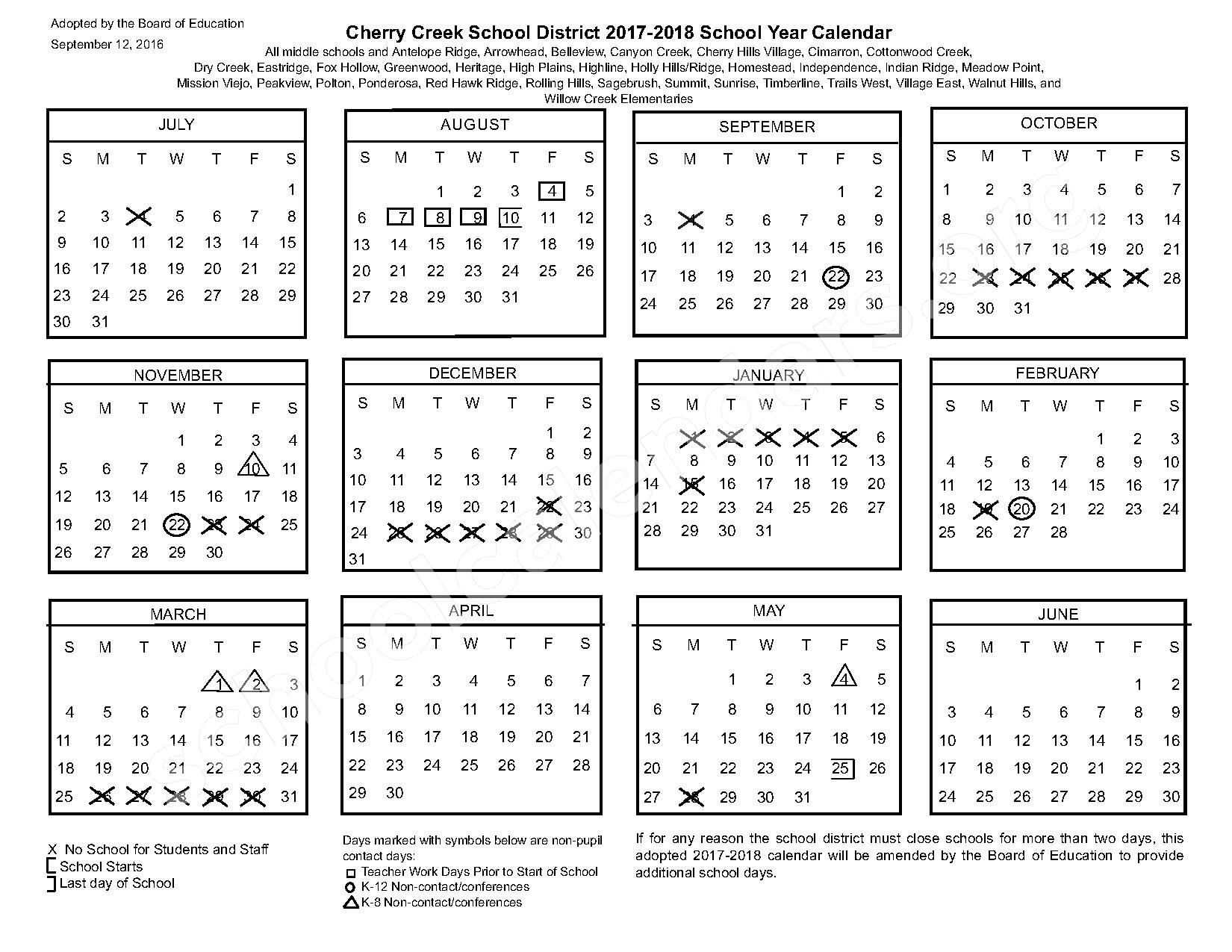 Cherry Creek Schools Calendar Advent Calendar 2022