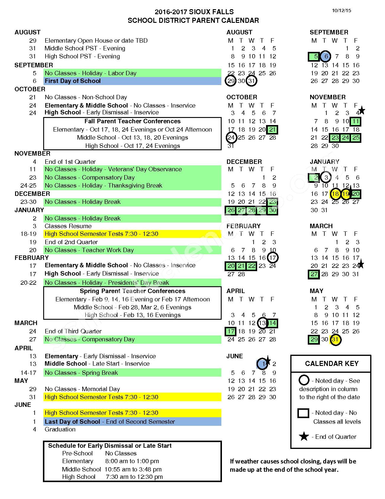 Whittier Middle School Calendars – Sioux Falls, SD Whittier Middle School Calendars – Sioux Falls, SD