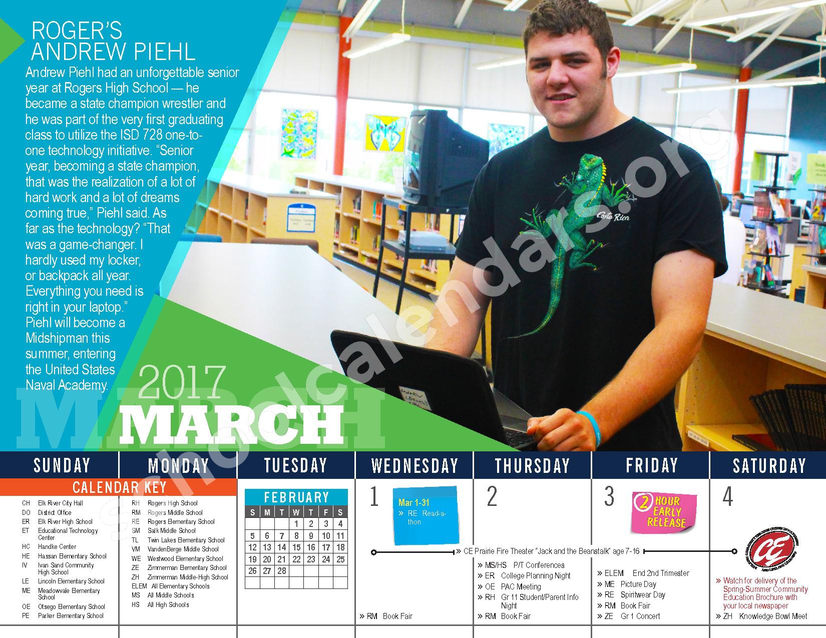 Elk River Public School District Calendars Elk River MN