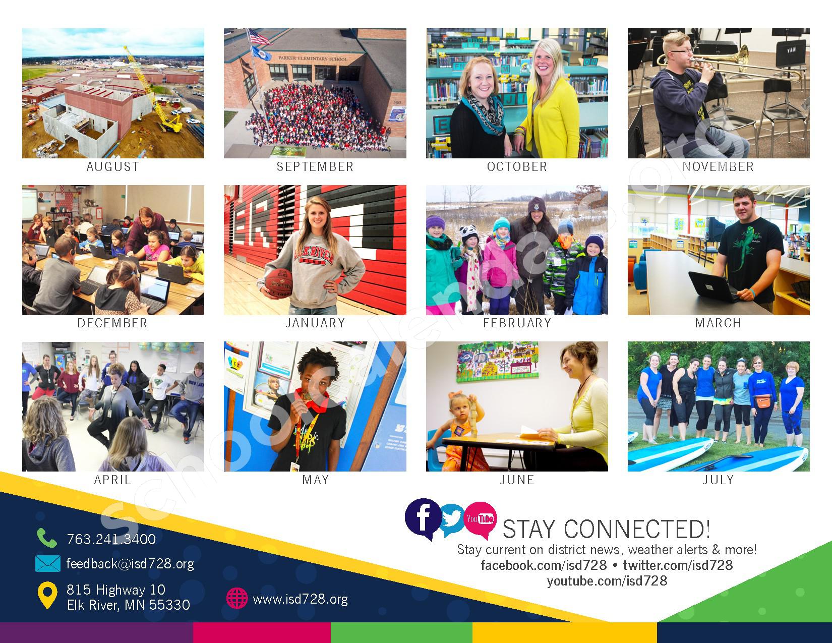 Elk River Public School District Calendars Elk River MN
