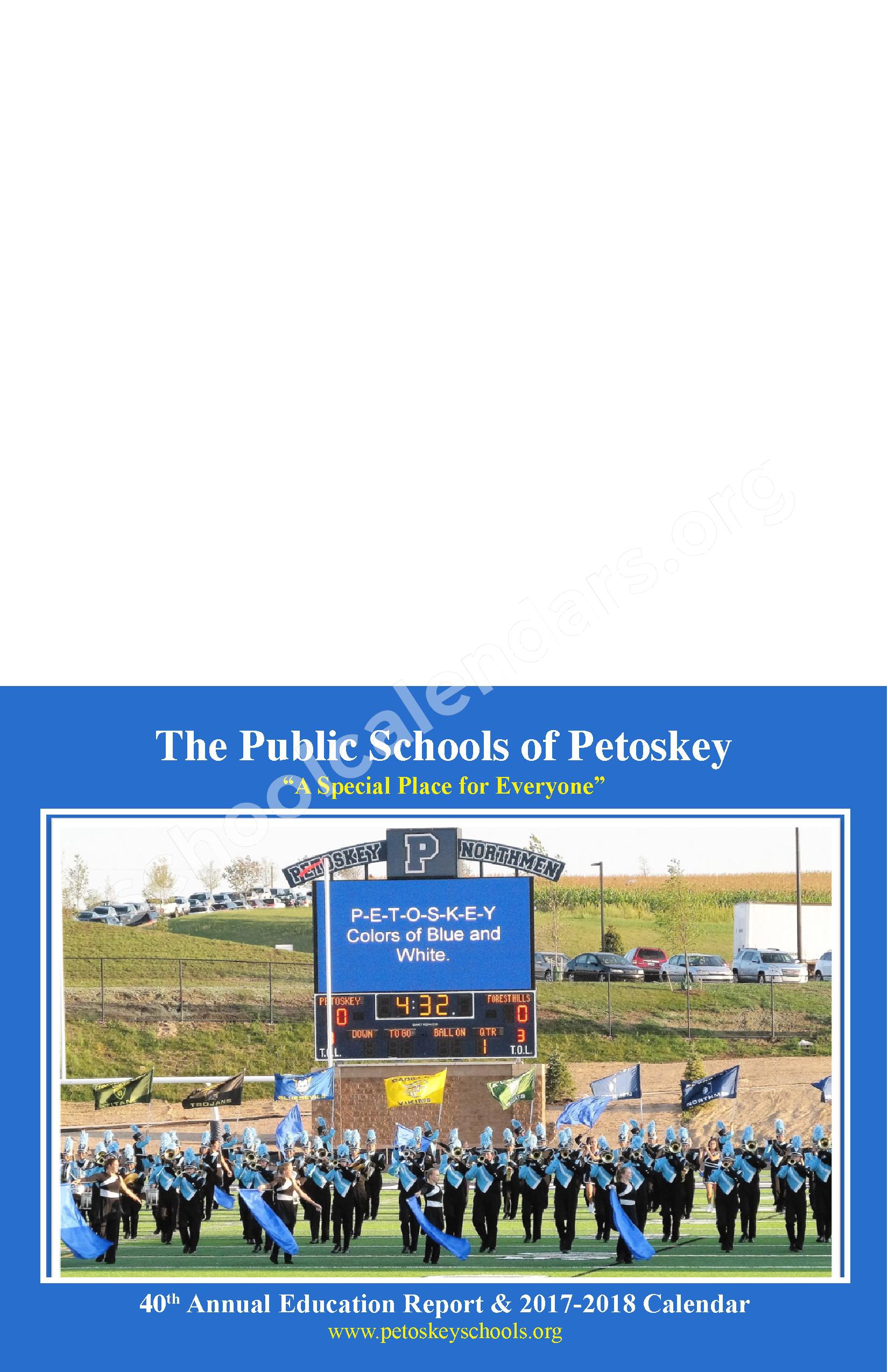 Public Schools of Petoskey Calendars – Petoskey, MI