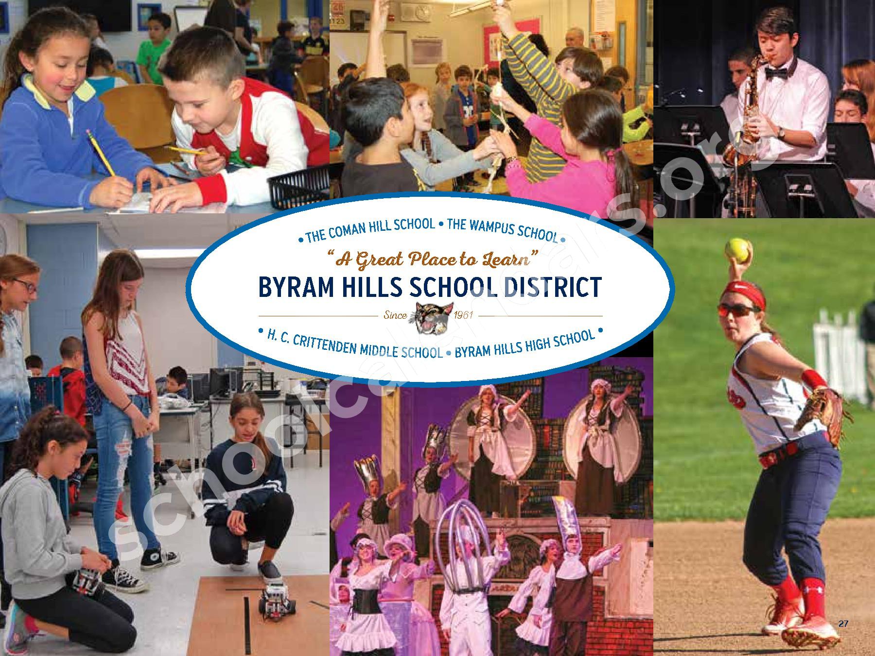 2016 - 2017 District Calendar – Byram Hills Central School District – page 27