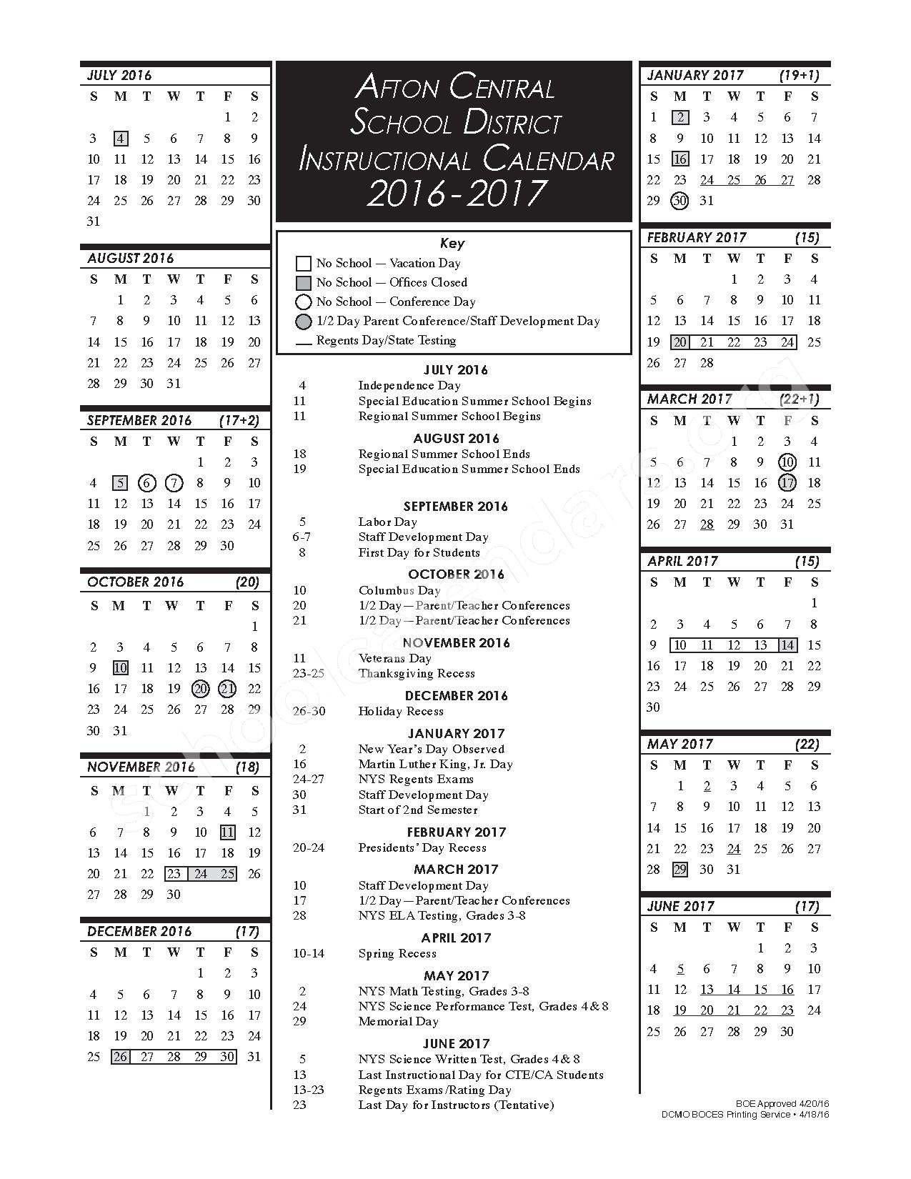 Dryden Ny School District Calendar At Andy Sage Blog